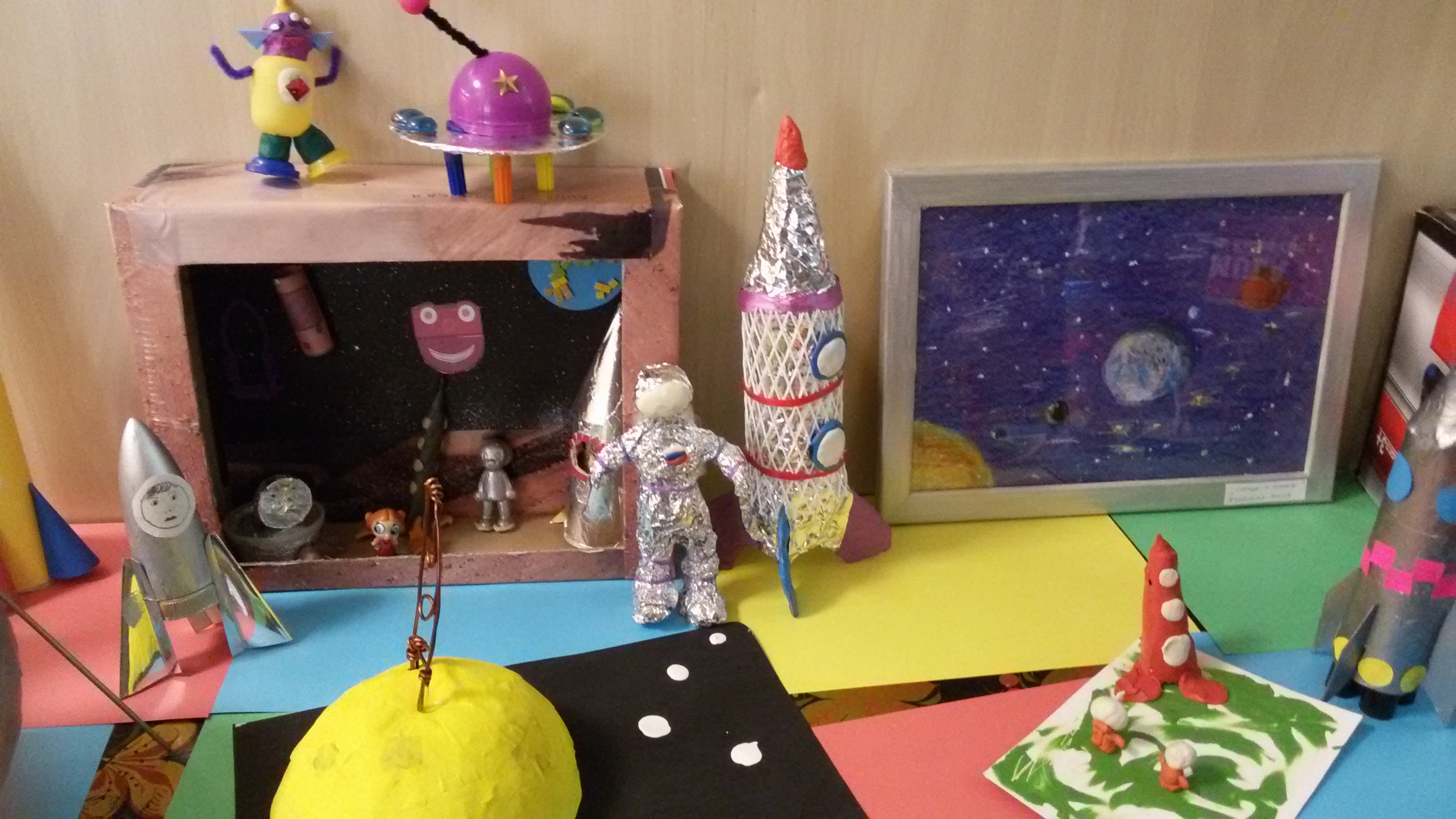 Конкурс в детском саду Космические дали Творческая мастерская